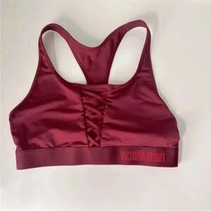 Victoria Sport Maroon Racerback Bra Size